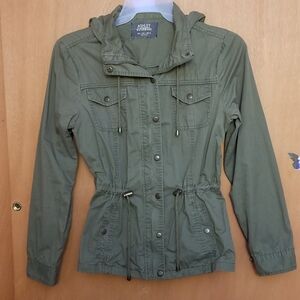 Ashley Outerwear Olive Green Jacket, Size Large